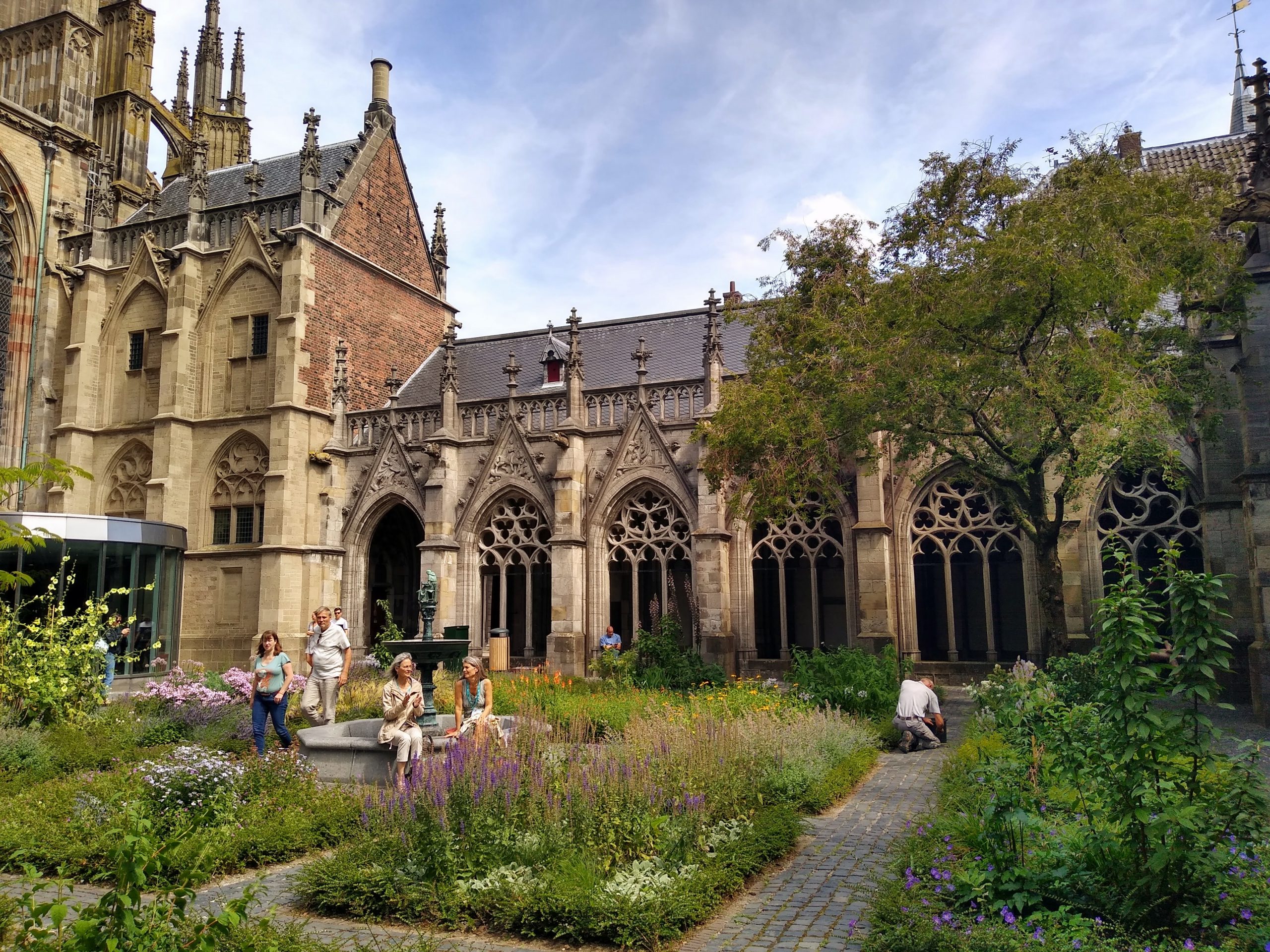 Vrt med Univerzo in glavno katedralo na Dompleinu